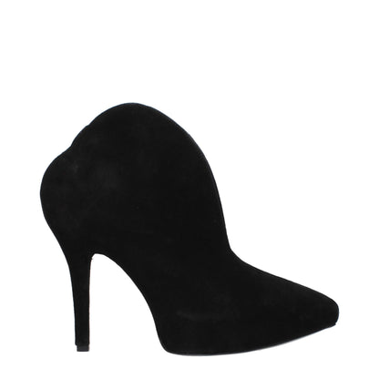 Alaïa Schwarze Leder-Stiefeletten