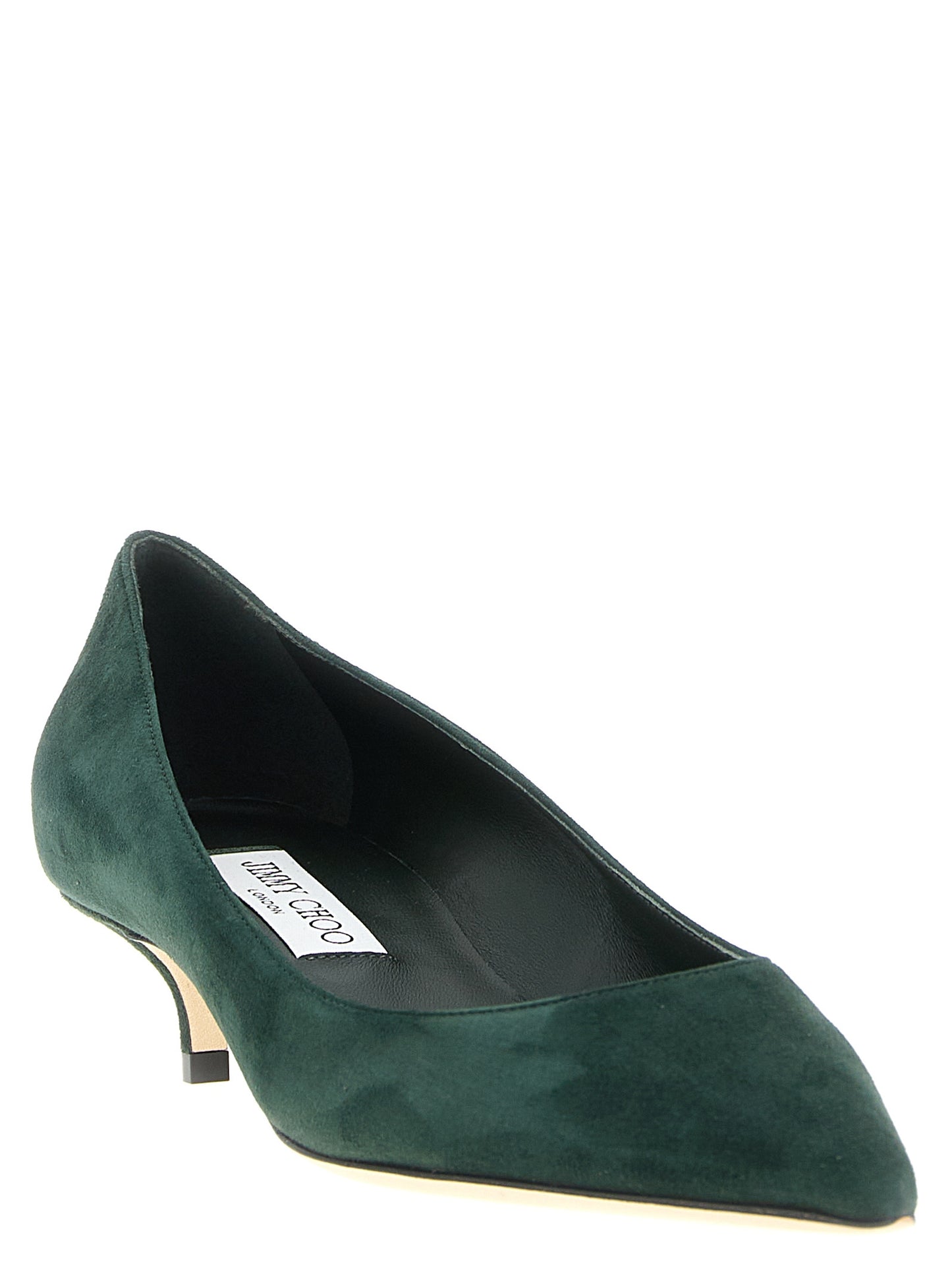 Jimmy Choo Zweifarbige Leder Pumps mit mittlerem Absatz