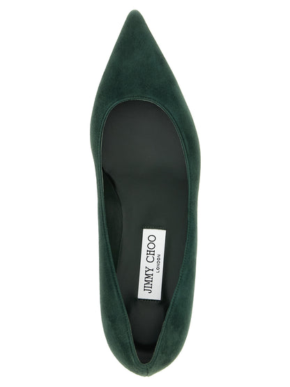Jimmy Choo Zweifarbige Leder Pumps mit mittlerem Absatz