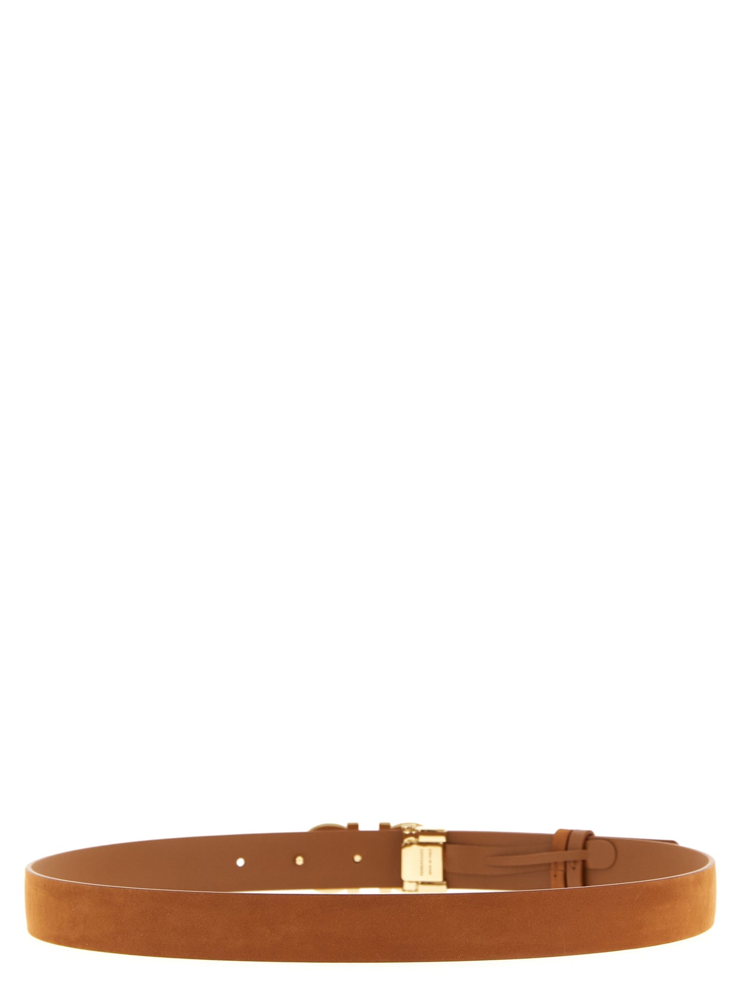 Ferragamo Brauner Kalbsleder Gürtel Regular