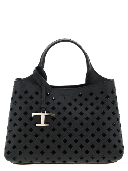 Tod's Schwarze Kalbsleder-Handtasche
