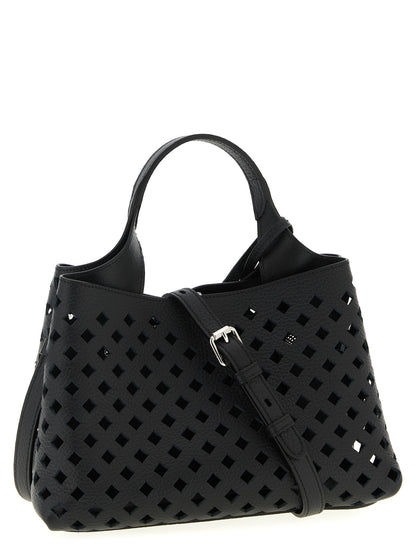 Tod's Schwarze Kalbsleder-Handtasche
