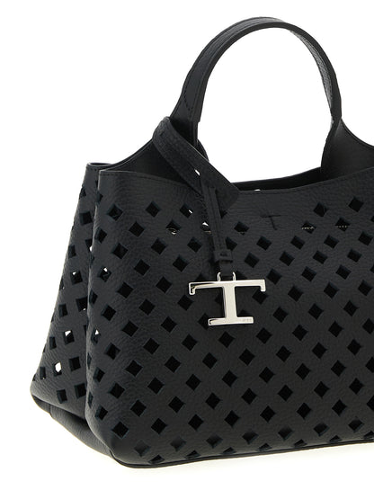 Tod's Schwarze Kalbsleder-Handtasche