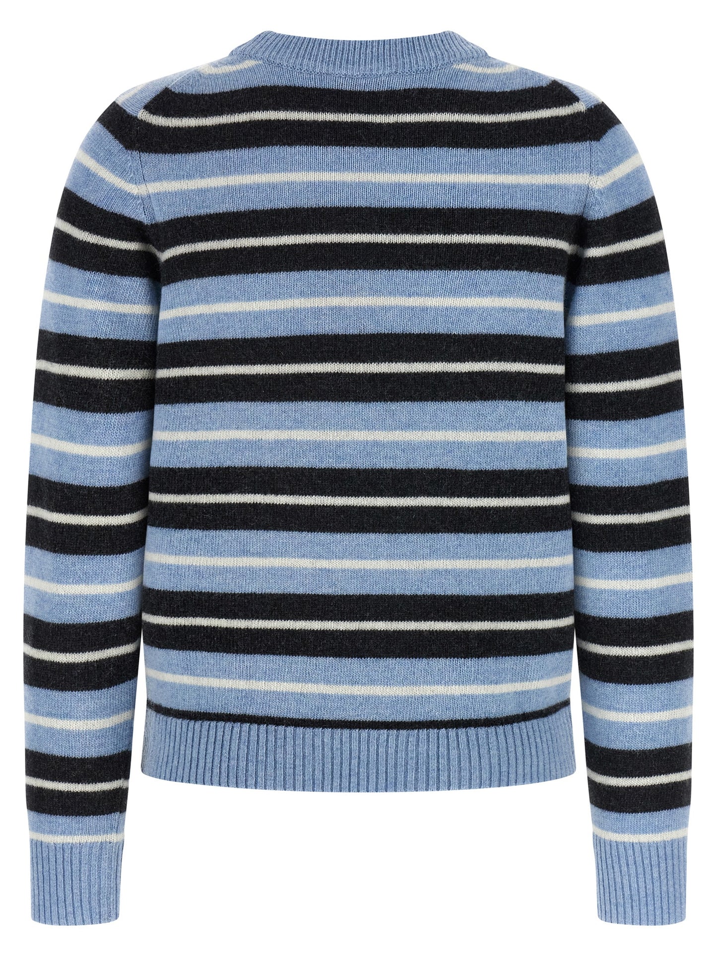 Ganni Blauer Wollcardigan