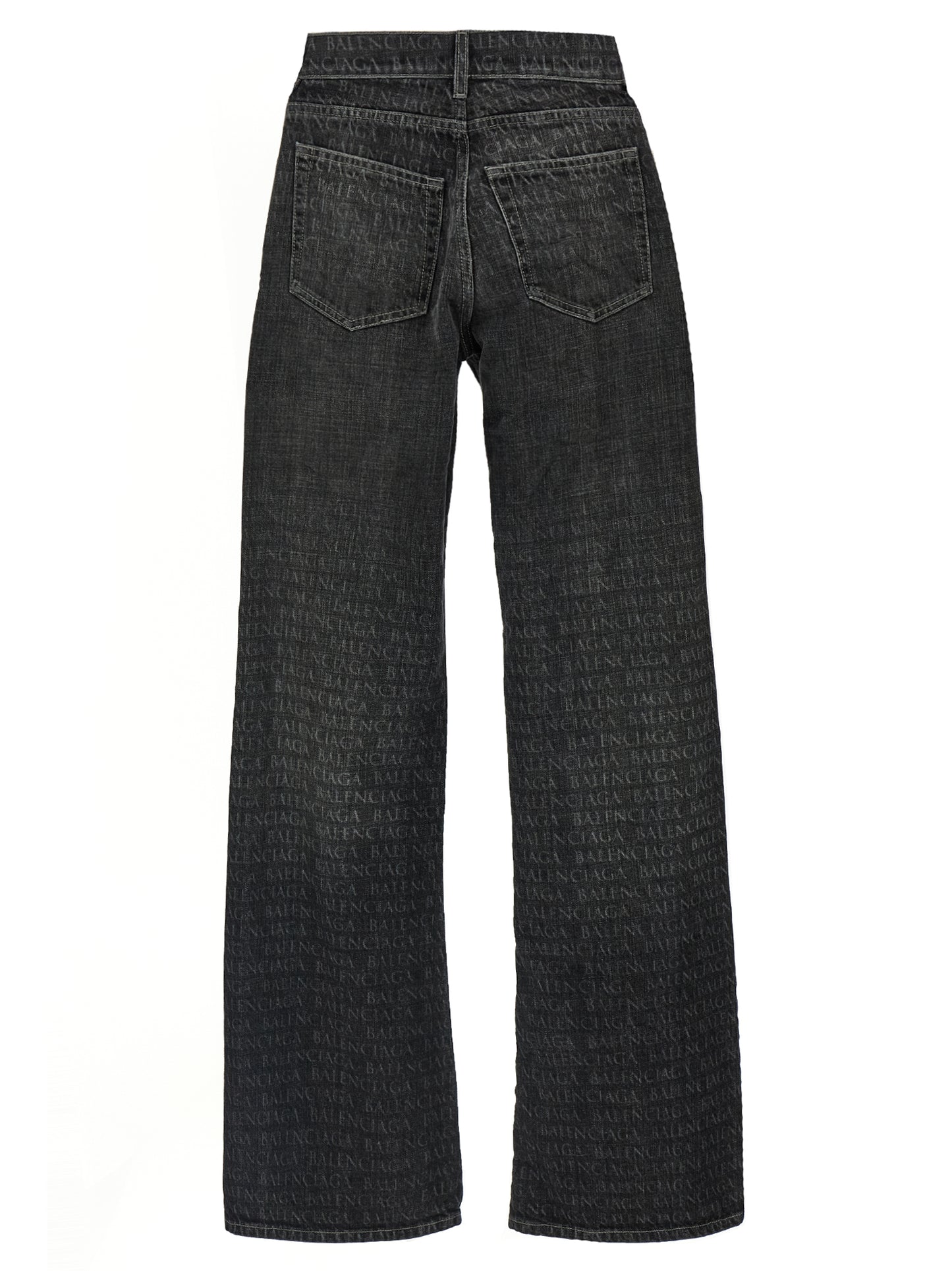 Balenciaga Schwarze Baumwoll-Schlagjeans