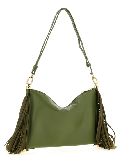 Furla Schultertasche aus zweifarbigem Lammleder