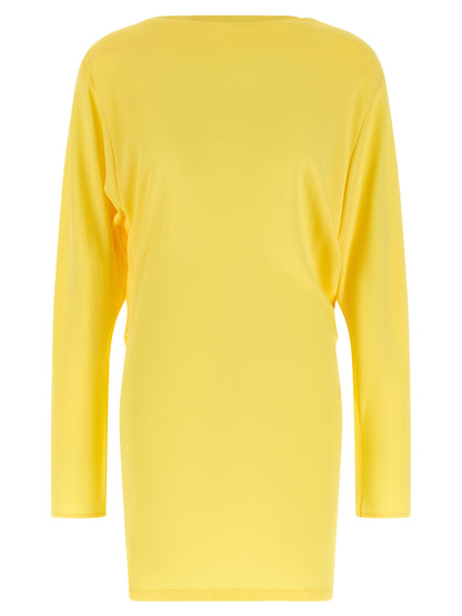 Jacquemus Zweifarbige Viskose-Kurzkleid