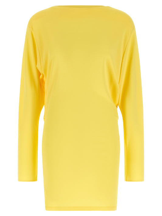 Jacquemus Zweifarbige Viskose-Kurzkleid