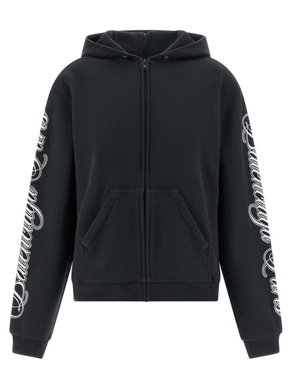 Balenciaga Schwarzer Baumwoll-Sweatshirt