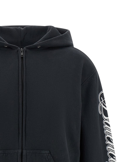 Balenciaga Schwarzer Baumwoll-Sweatshirt