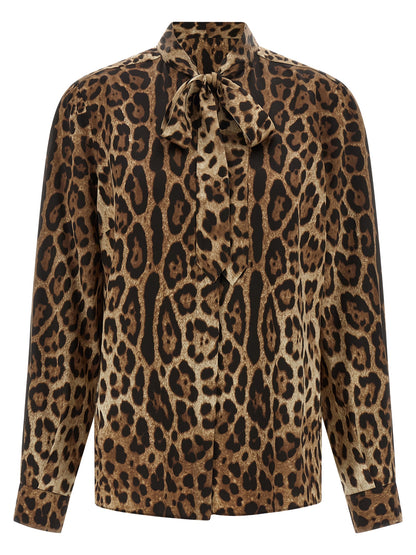 Dolce & Gabbana Braune Seidenbluse