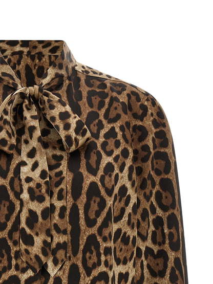 Dolce & Gabbana Braune Seidenbluse