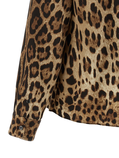 Dolce & Gabbana Braune Seidenbluse