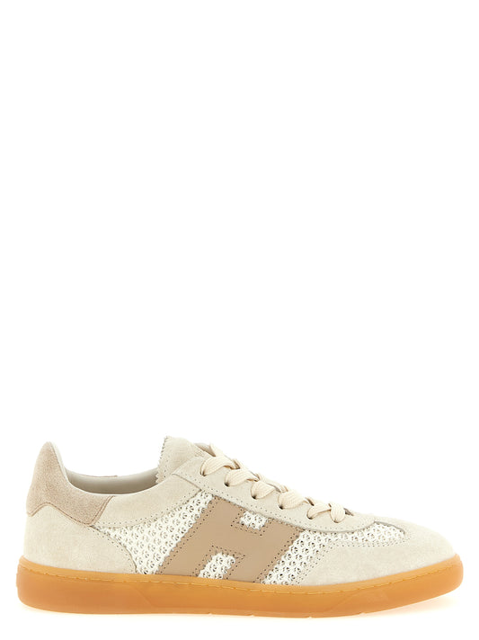Hogan Beige Baumwoll Low-Top-Sneaker
