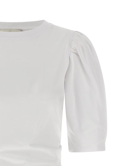 Isabel Marant Weißes Baumwoll-Kurzkleid