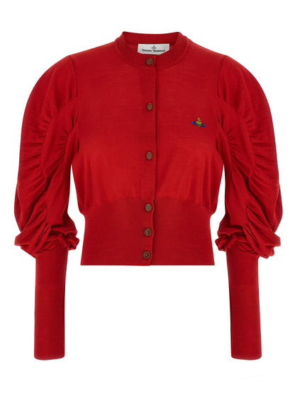 Vivienne Westwood Mehrfarbige Wollstrickjacke