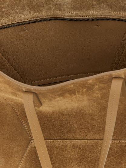 Brunello Cucinelli Braunes Kalbsleder Damen Crossbody Tasche