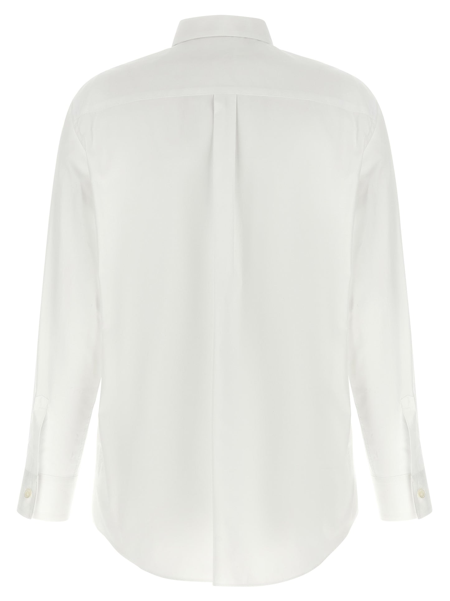 Comme Des Garçons Weiße Baumwollbluse