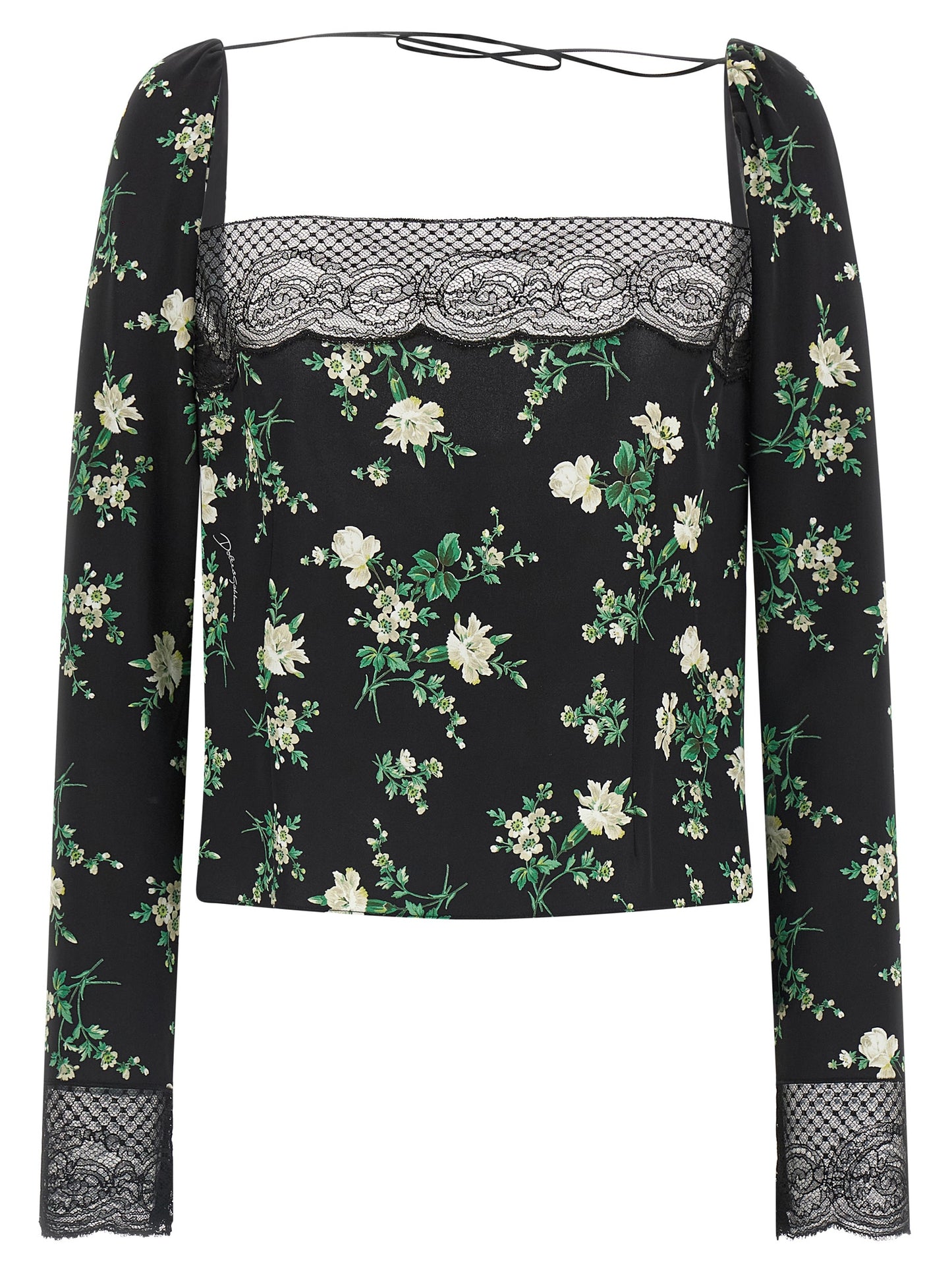 Dolce & Gabbana Schwarzes Tanktop aus Sisal