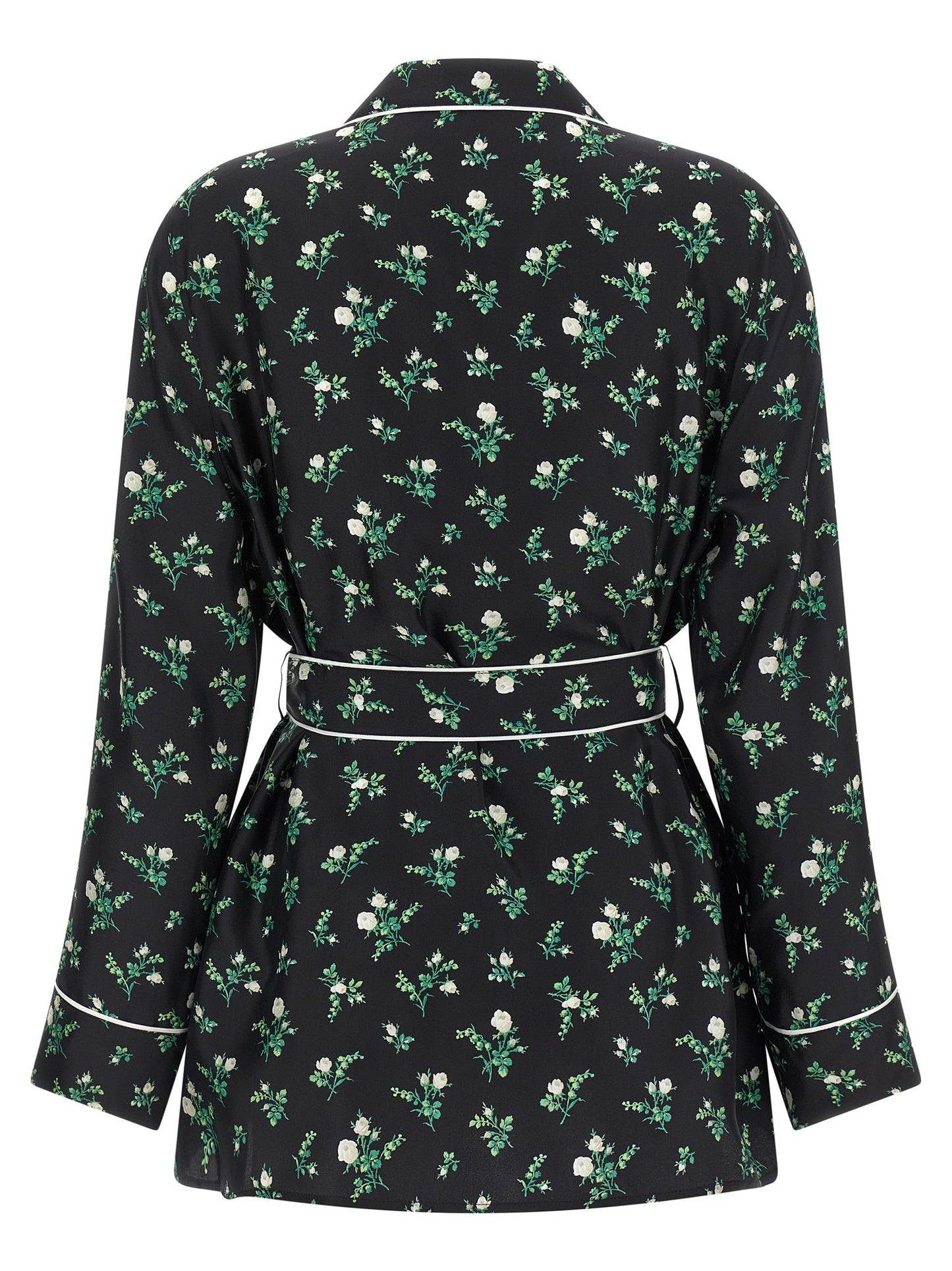 Dolce & Gabbana Schwarze Seidenbluse