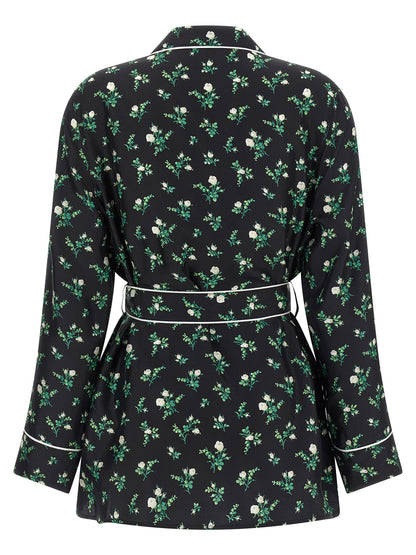 Dolce & Gabbana Schwarze Seidenbluse