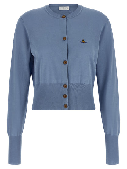 Vivienne Westwood Blauer Baumwollcardigan