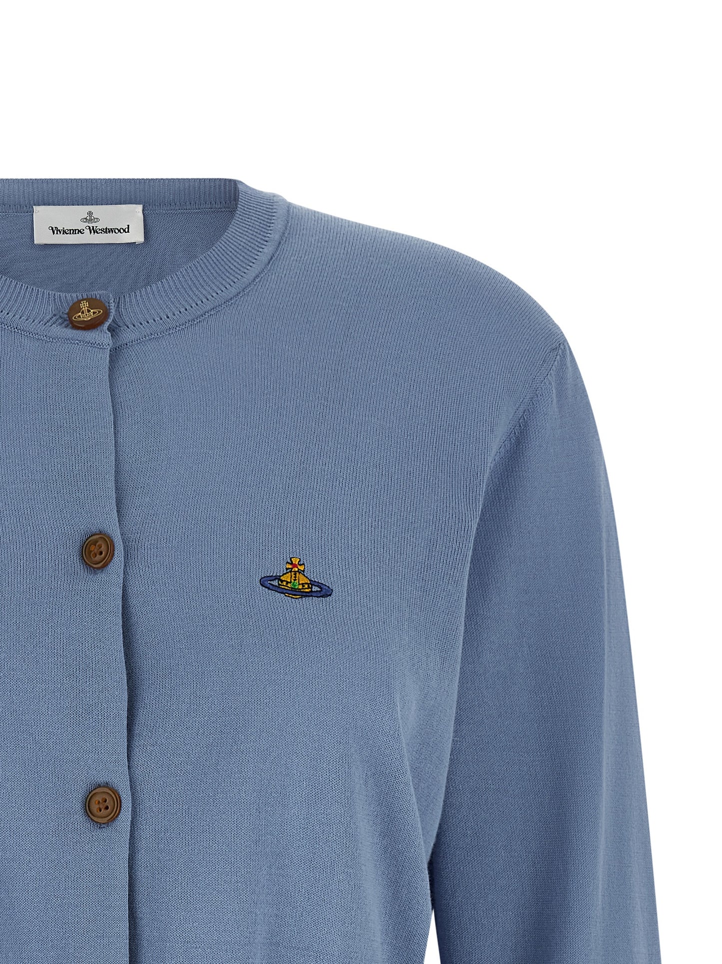 Vivienne Westwood Blauer Baumwollcardigan
