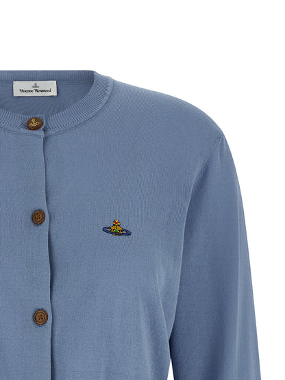Vivienne Westwood Blauer Baumwollcardigan