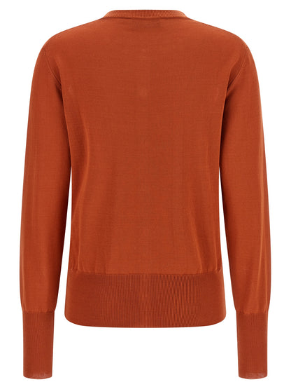 Vivienne Westwood Orange Baumwollstrickjacke