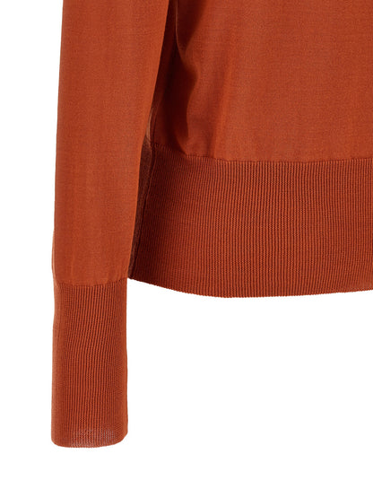 Vivienne Westwood Orange Baumwollstrickjacke