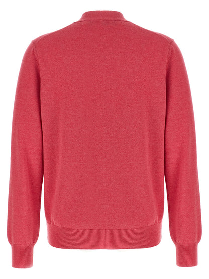 Comme Des Garçons Play Mehrfarbige Wollstrickjacke