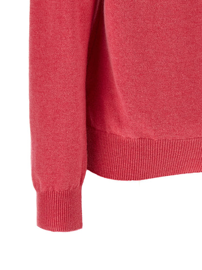 Comme Des Garçons Play Mehrfarbige Wollstrickjacke