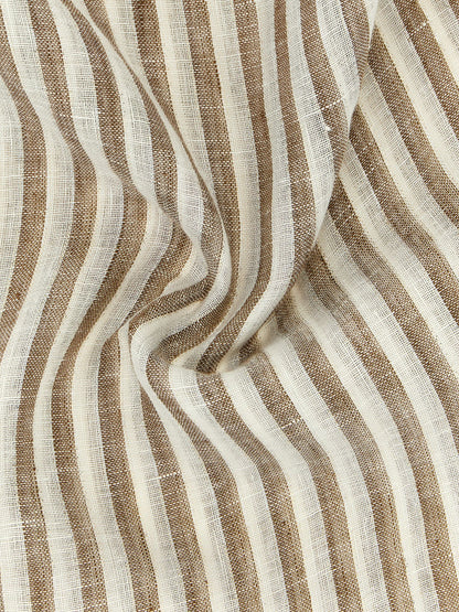 Brunello Cucinelli Brauner Leinen-Schal