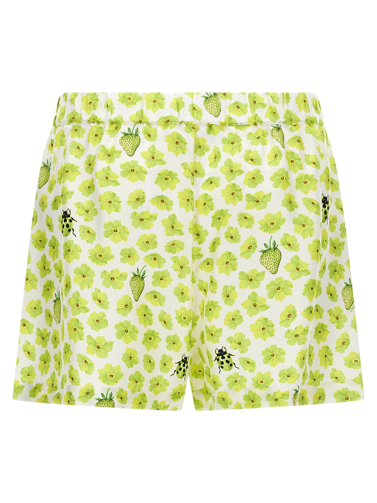 Versace Mehrfarbige Cargo-Shorts aus Seide