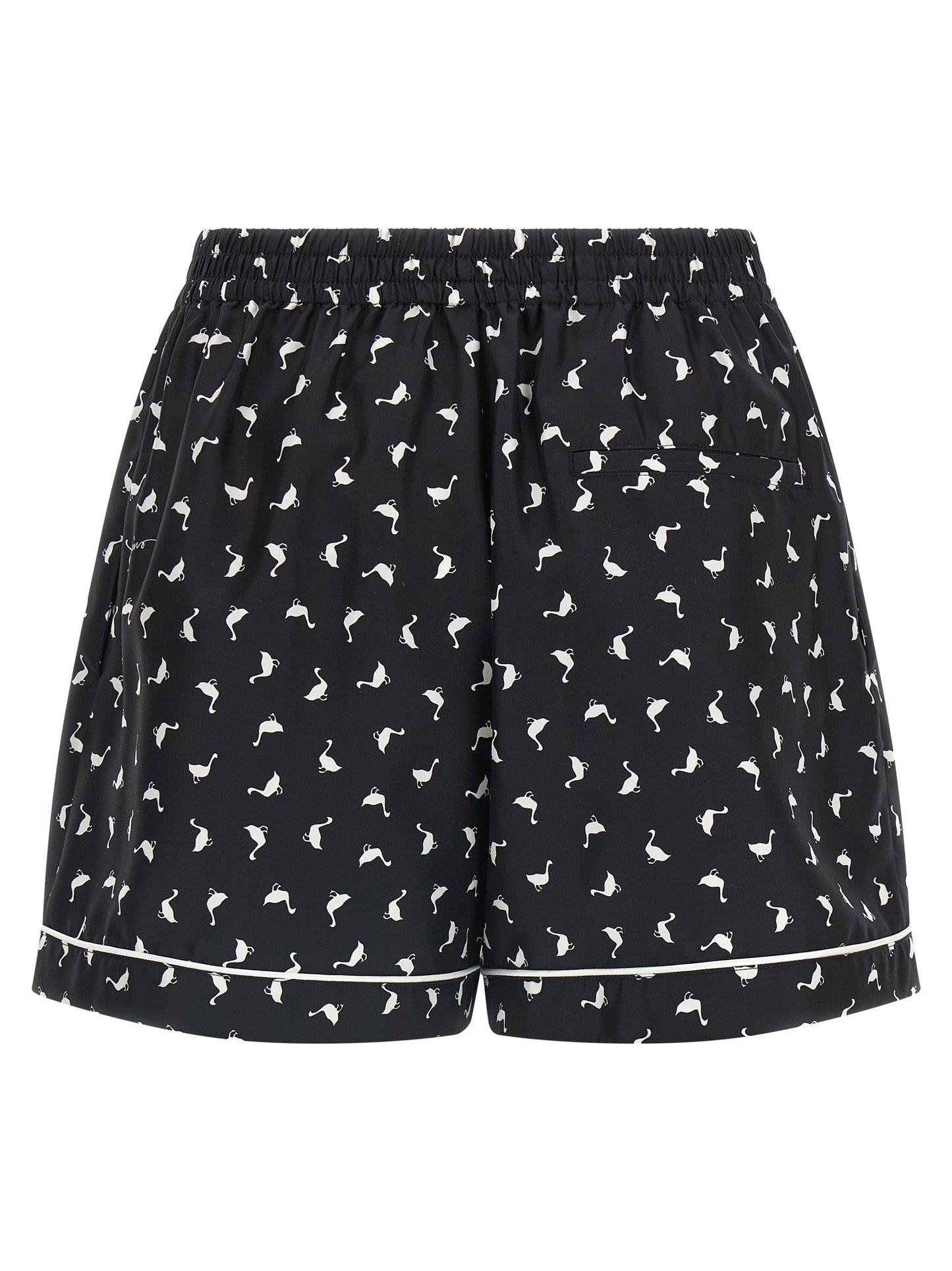 Moschino Zweifarbige Seiden-Bermudashorts