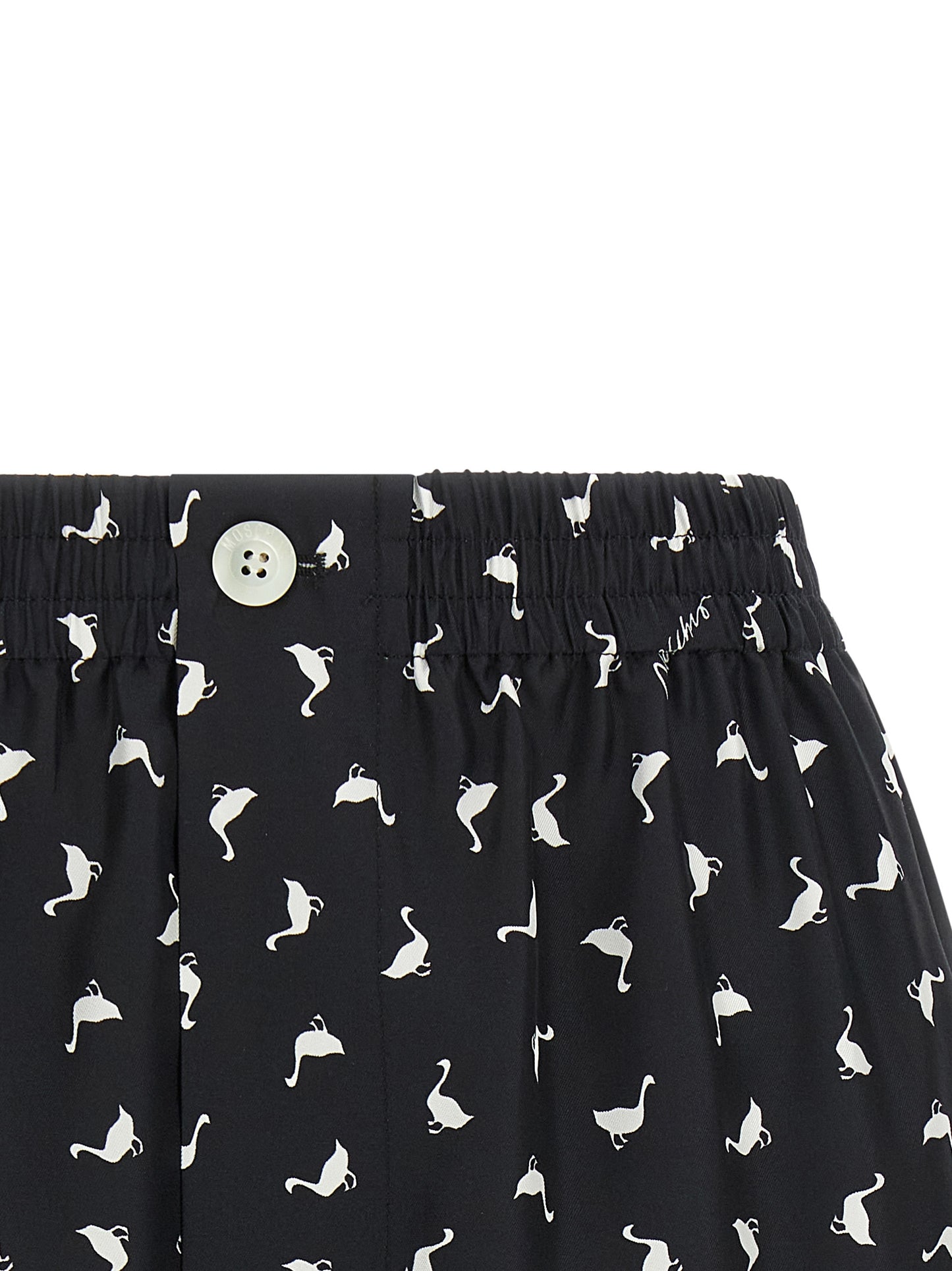 Moschino Zweifarbige Seiden-Bermudashorts