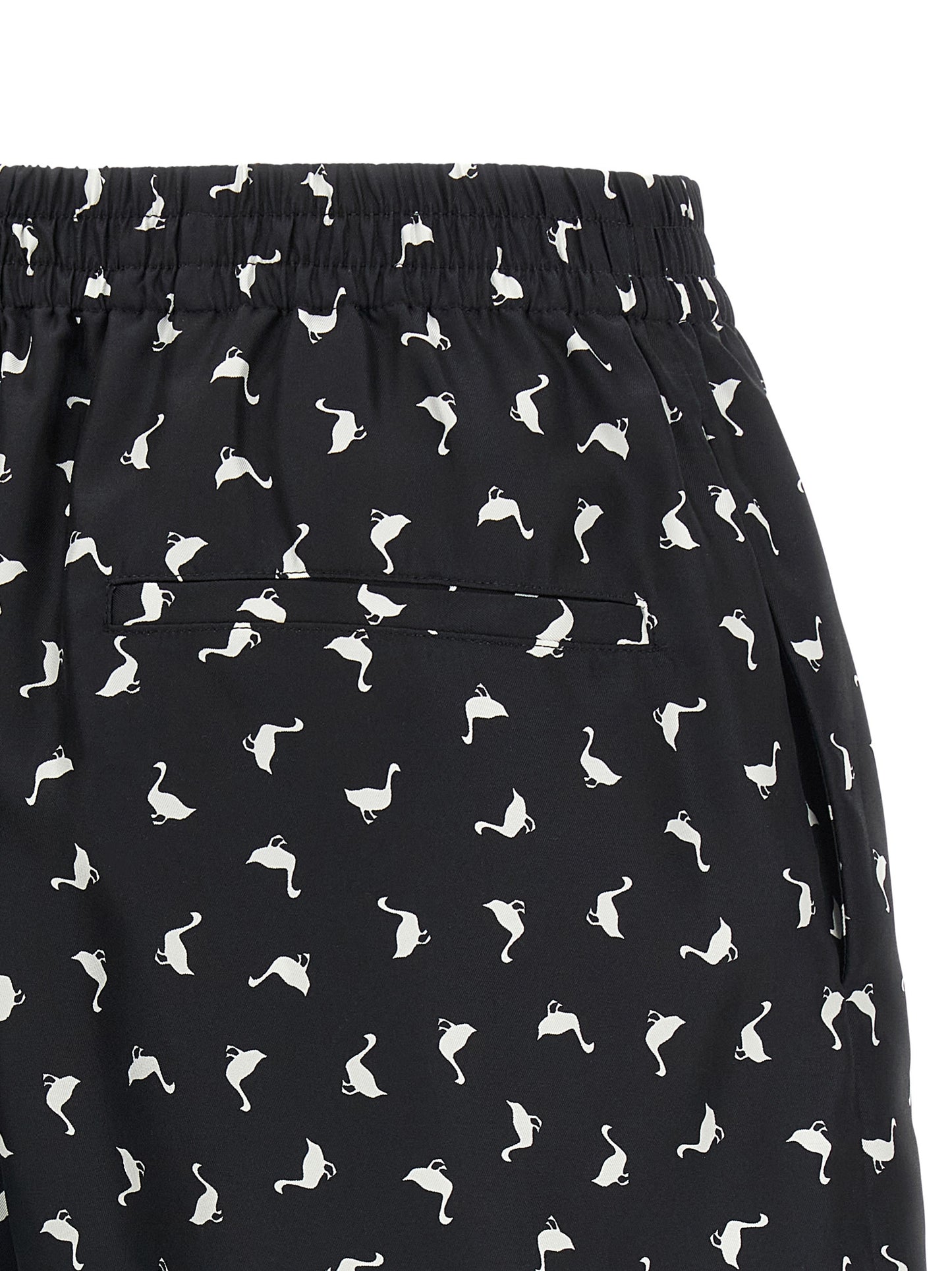 Moschino Zweifarbige Seiden-Bermudashorts
