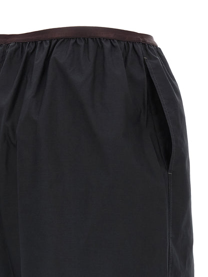 Lemaire Graue Cargoshorts aus Baumwolle
