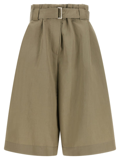 Brunello Cucinelli Zweifarbige Baumwoll-Bermudashorts