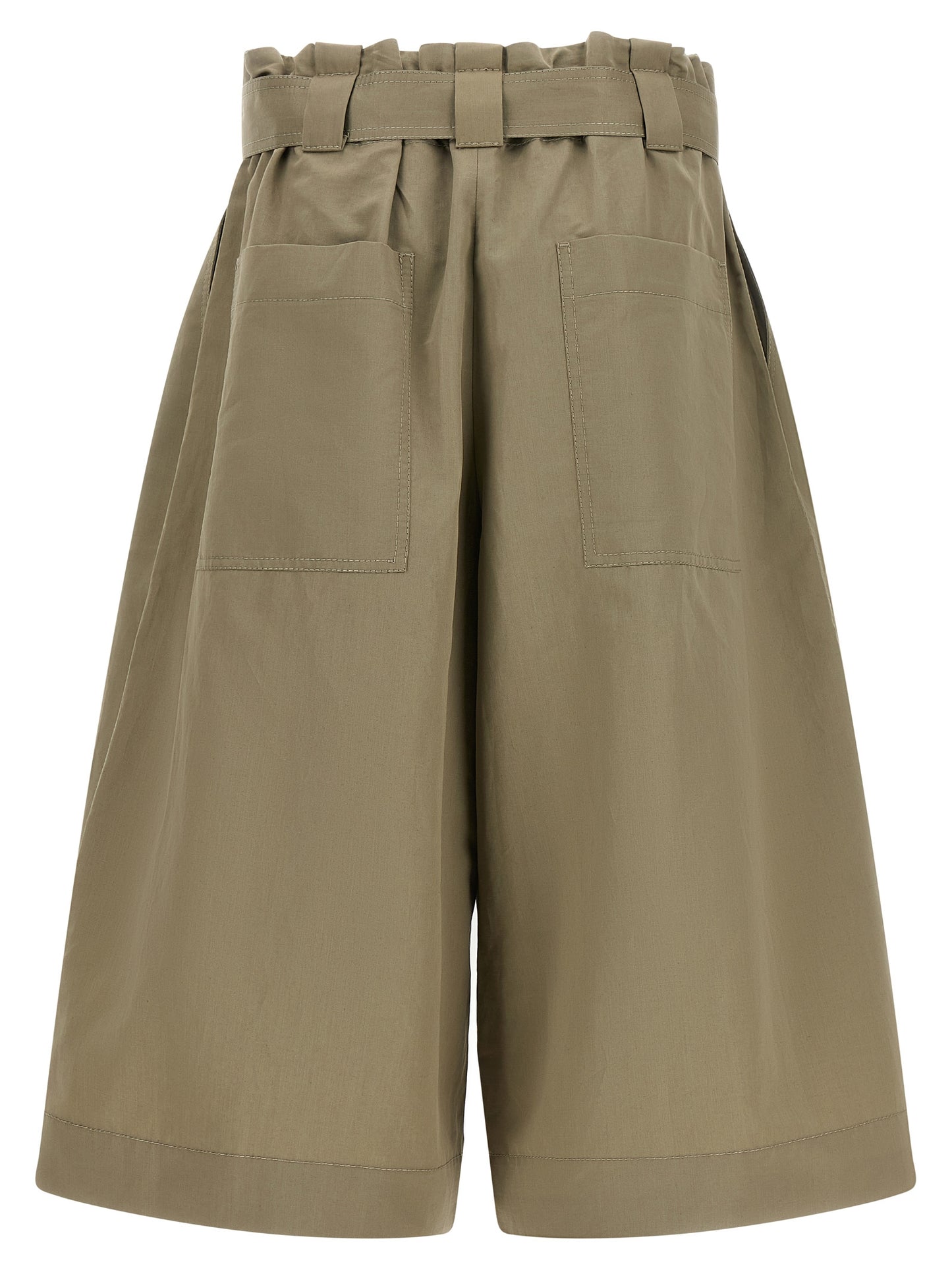 Brunello Cucinelli Zweifarbige Baumwoll-Bermudashorts