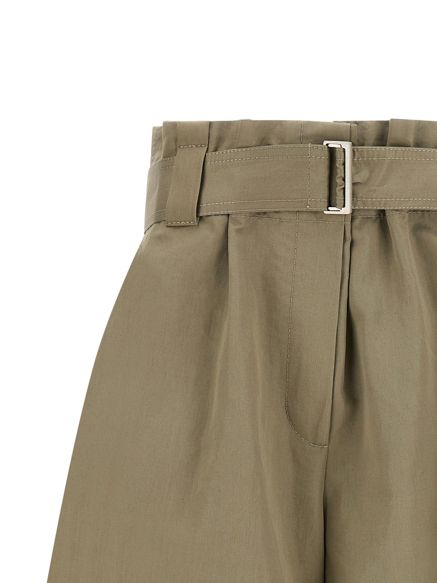 Brunello Cucinelli Zweifarbige Baumwoll-Bermudashorts