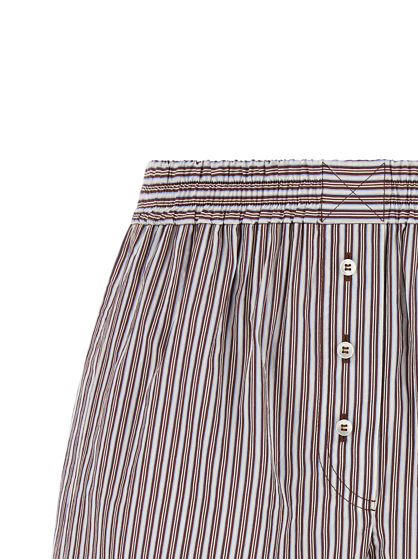 Brunello Cucinelli Bordeaux Baumwoll-Bermudashorts