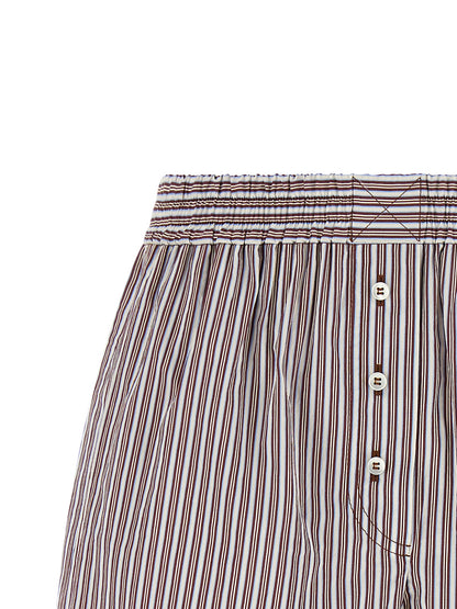 Brunello Cucinelli Bordeaux Baumwoll-Bermudashorts