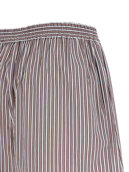 Brunello Cucinelli Bordeaux Baumwoll-Bermudashorts