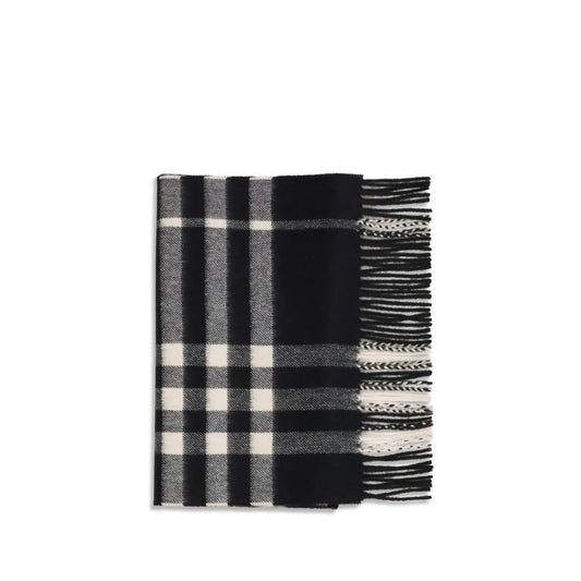 Burberry Schwarzer Kaschmirschal