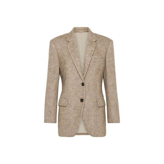 Brunello Cucinelli Beiger Kaschmir-Blazer