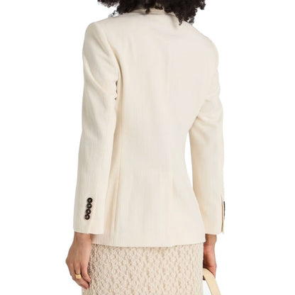 Brunello Cucinelli Weißer Baumwollblazer