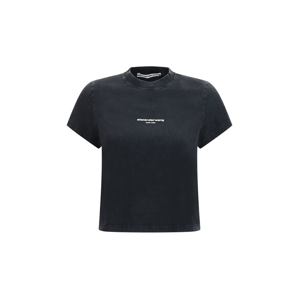 Alexander Wang Graues Baumwoll-T-Shirt