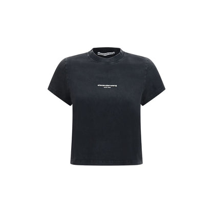 Alexander Wang Graues Baumwoll-T-Shirt