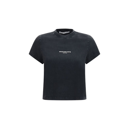 Alexander Wang Graues Baumwoll-T-Shirt